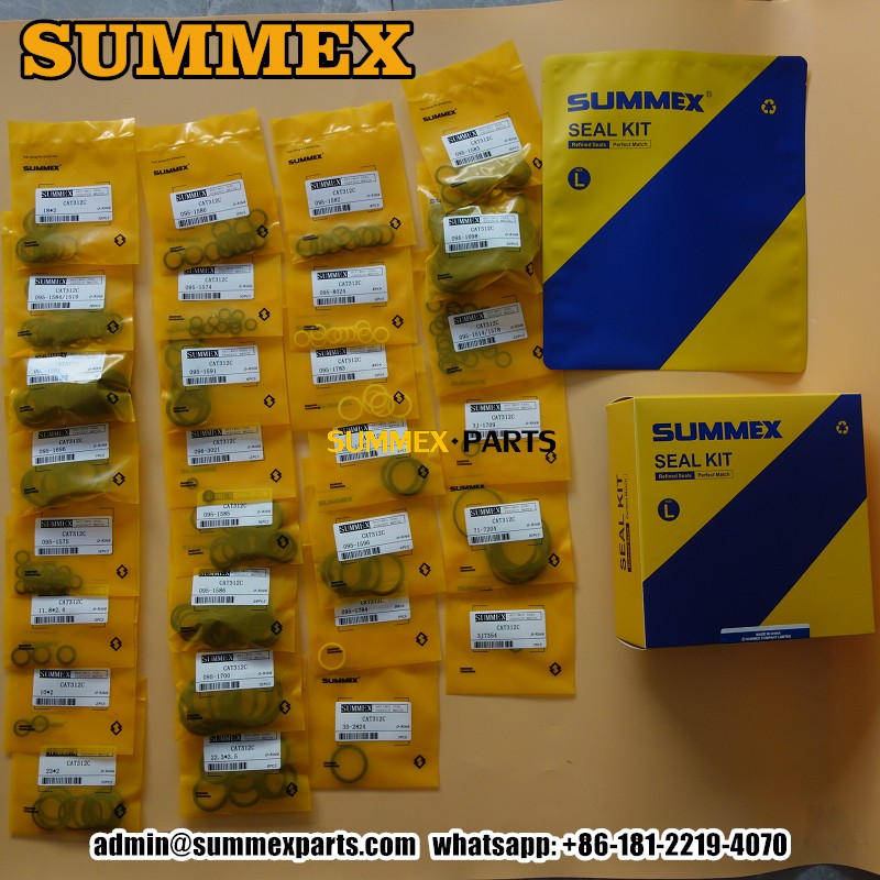 SUMMEX E312C Control Valve Seal Kit for Caterpillar 312C Excavator