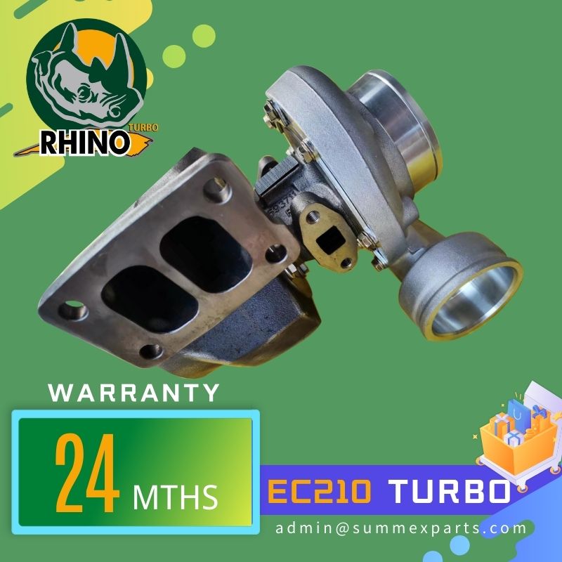 【RHINO】EC210 D6D Turbocharger VOE17072044 318442 VOE04294752 VOE20873313 for Volvo 210 Excavator Engine