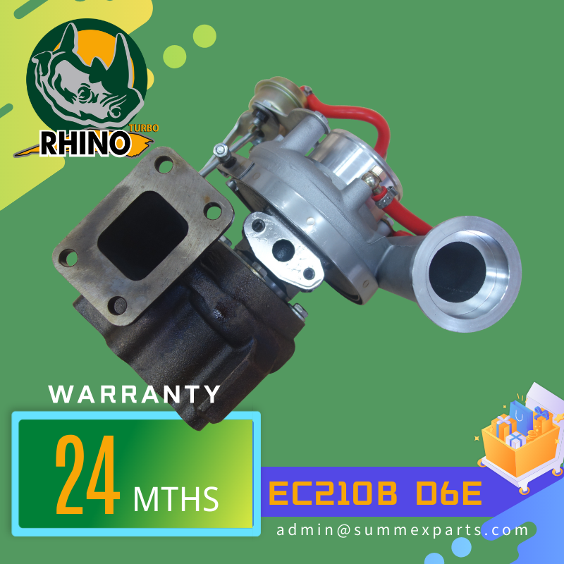 【RHINO】EC210 EC210B D6E BF4M1011F Turbocharger VOE04290813 VOE21647837 VOE17042606 for Volvo 210 Excavator Engine