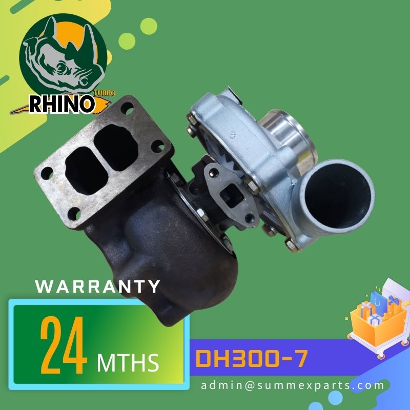 【RHINO】DH300-5 DH300-7 D1146T Engine Turbocharger 65.09100-7082 65.09100-7083 730505-0001 730505-5001 65.09100-7137 for Daewoo 300-5 300-7 Excavator 